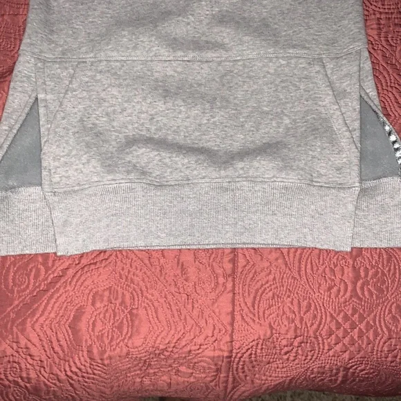Athleta Girl Crazy Cozy Sweatshirt in heathered grey - Picture 5 of 5